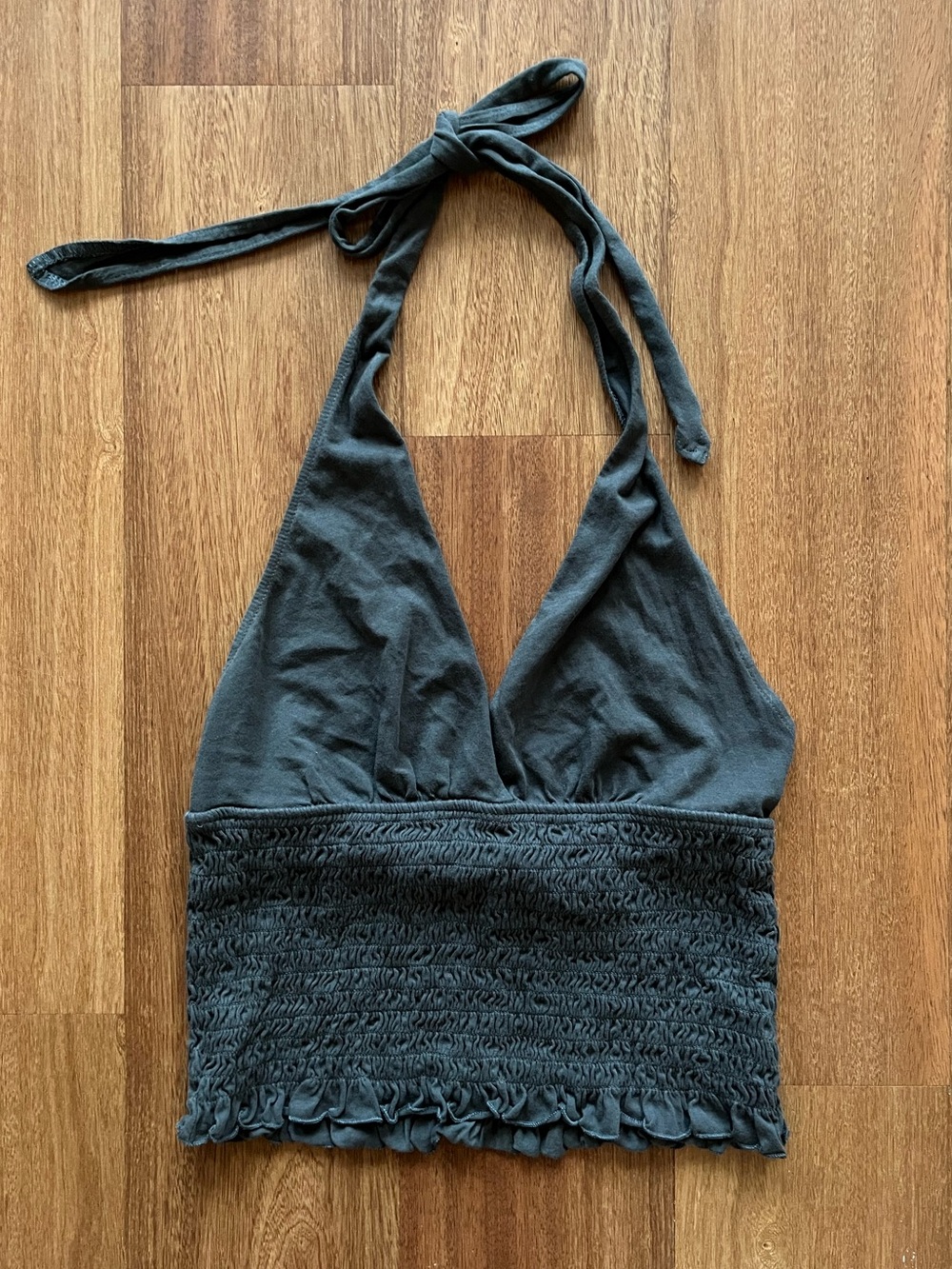 American Eagle Outfitters Y2K Halter Crop Top